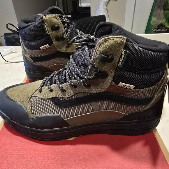 VANS UltraRange EXO Hi MTE-2 Dark Olive Green Waterproof Boots Hiking MENS SZ 10 - Picture 4 of 15